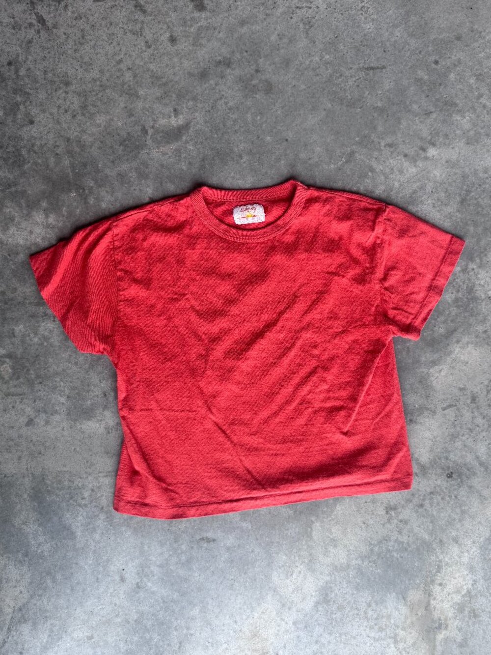 Sunray Hi’aka Cropped T-Shirt Red Orange